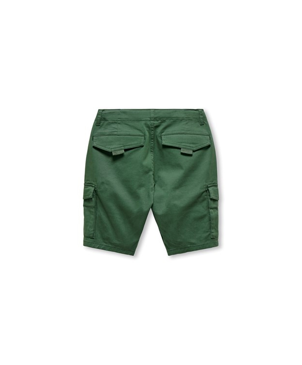 KIDS ONLY KOBMAXWELL cargo shorts i mørkegrøn til drenge billede 3