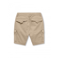 KIDS ONLY KOBMAXWELL cargo shorts i white pepper til drenge