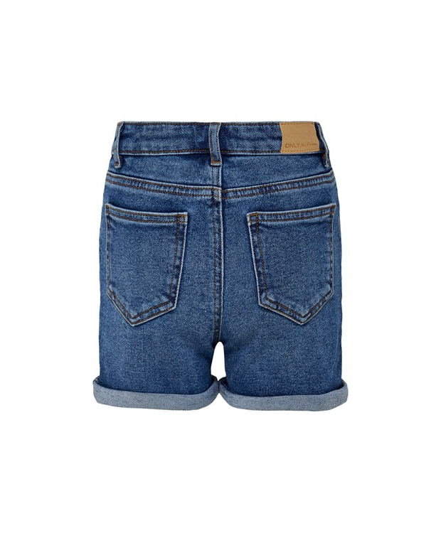 KIDS ONLY KOGPHINE regular fit shorts i mørkeblå til piger – Outlet billede 3