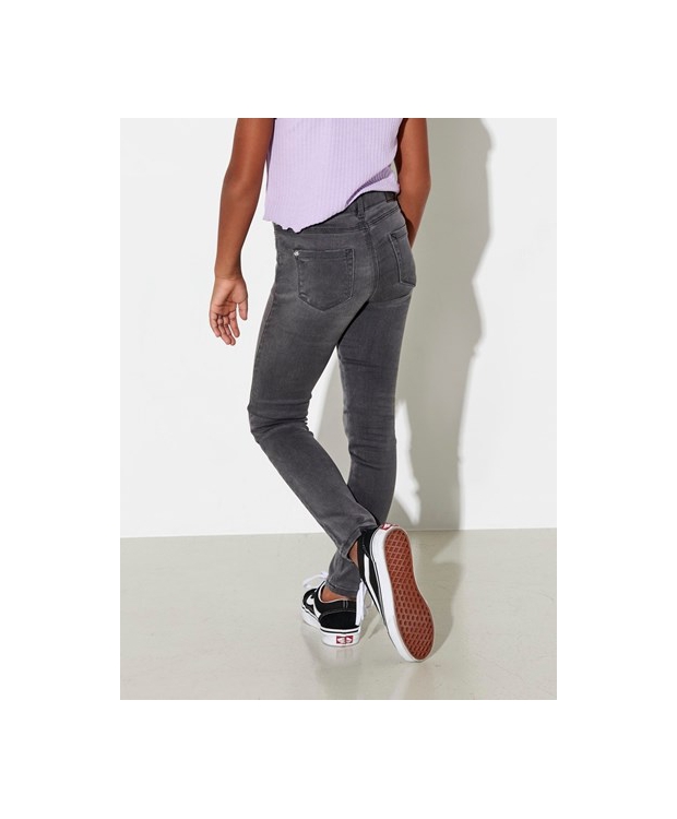KIDS ONLY KONROYAL skinny fit jeans i mørkegrå til piger billede 4