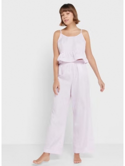 Vero Moda pyjamasbukser i lyserød til kvinder - OUTLET