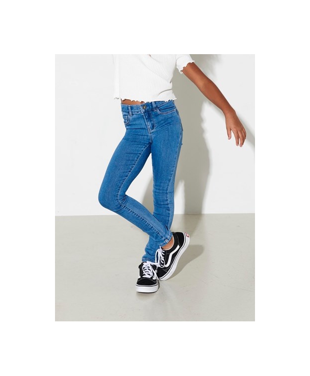 KIDS ONLY KONRAIN denim skinny fit jeans i lyseblå til piger billede 2