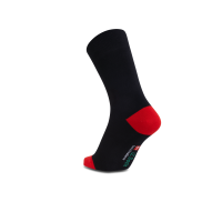 iZ Sock bambusstrømper sort/rød til børn