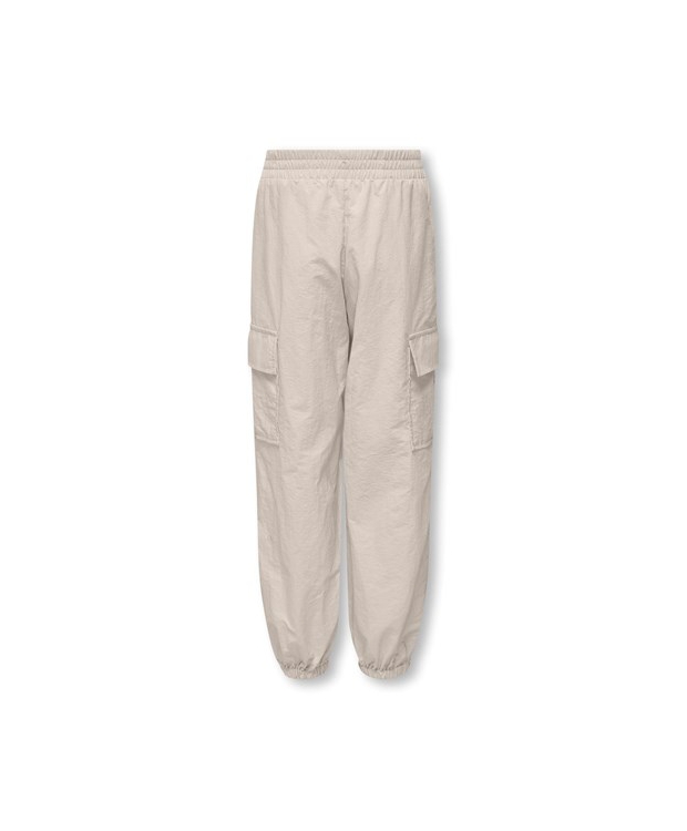 KIDS ONLY KOGECHO loose fit cargo bukser i beige til piger billede 2