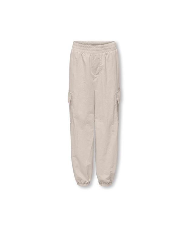 KIDS ONLY KOGECHO loose fit cargo bukser i beige til piger billede 3