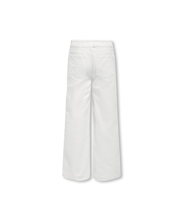 KIDS ONLY KOGCOMET wide fit jeans i hvid til piger billede 2
