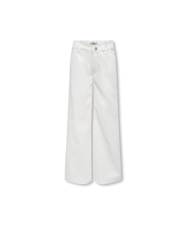 KIDS ONLY KOGCOMET wide fit jeans i hvid til piger billede 1
