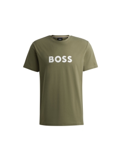 BOSS t-shirt i grøn til herre | Regular fit