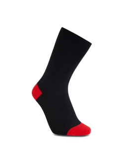 iZ Sock bambusstrømper sort/rød til børn