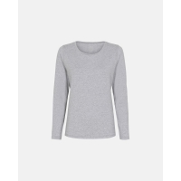 JBS of Denmark Women bambus langærmet t-shirt i grå til kvinder – Outlet