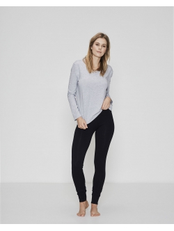 JBS of Denmark Women bambus langærmet t-shirt i grå til kvinder – Outlet