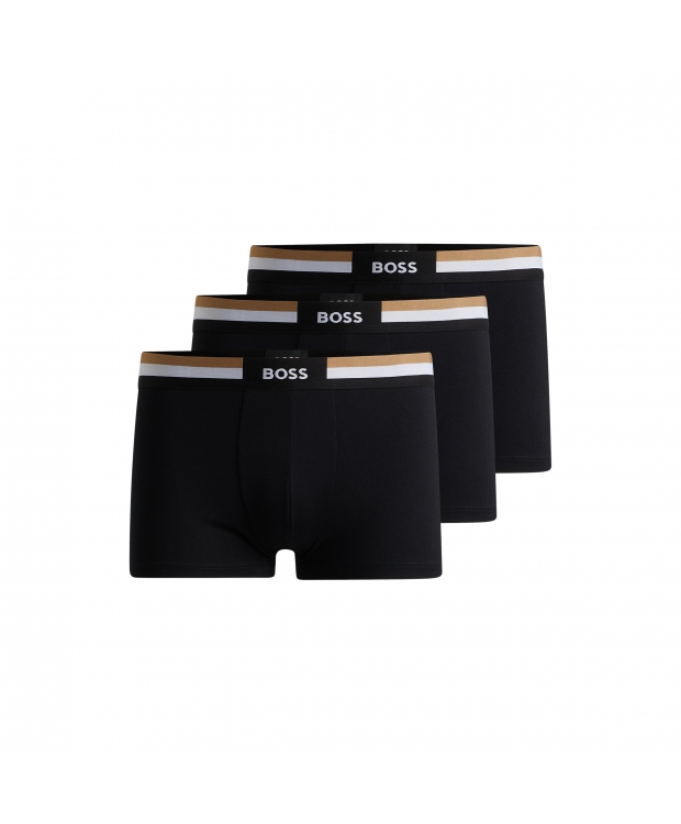 BOSS 3pak underbukser/boxershort i sort til herre billede 1