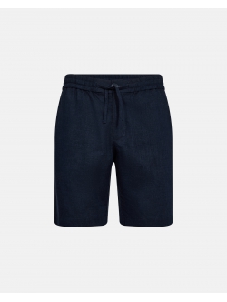 JBS of Denmark hør/bambusviskose shorts i navy til herre
