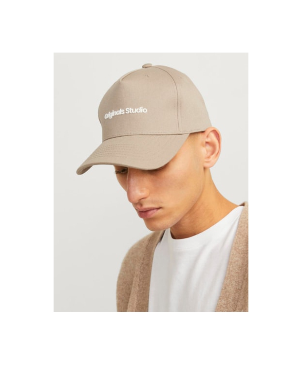 Jack & Jones Originals Studios baseball-kasket i brun billede 2