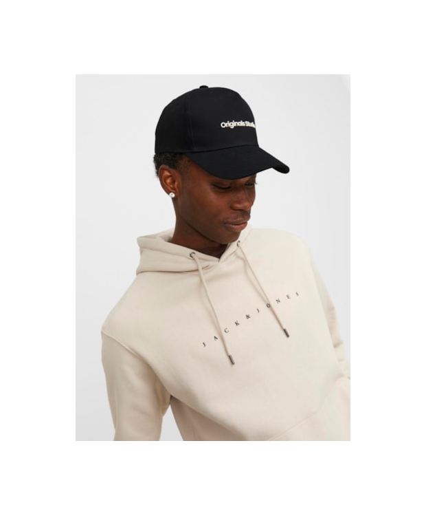 Jack & Jones Originals Studios baseball-kasket i sort – Outlet billede 2