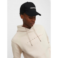 Jack & Jones Originals Studios baseball-kasket i sort – Outlet