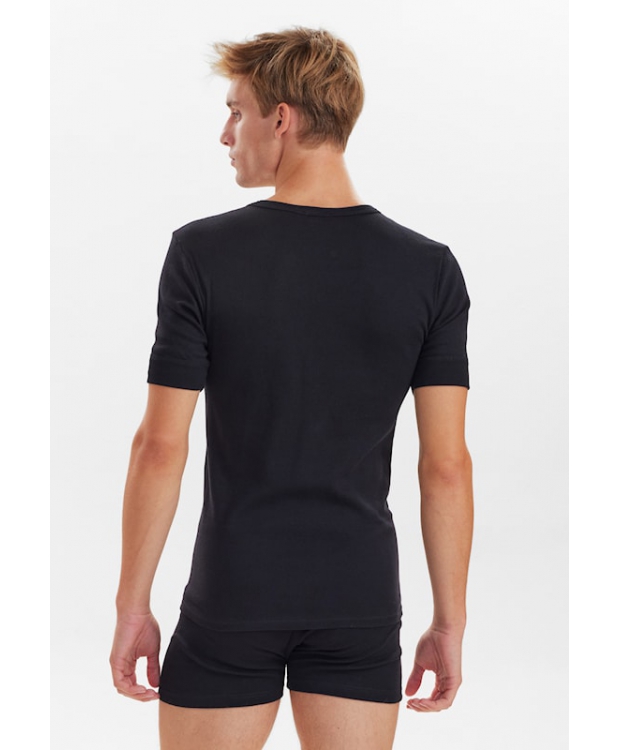 JBS Original Style 20 T-shirt med V-hals i sort til herre billede 3