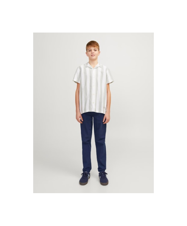Jack & Jones Junior klassiske bukser i navy til drenge – Outlet billede 2