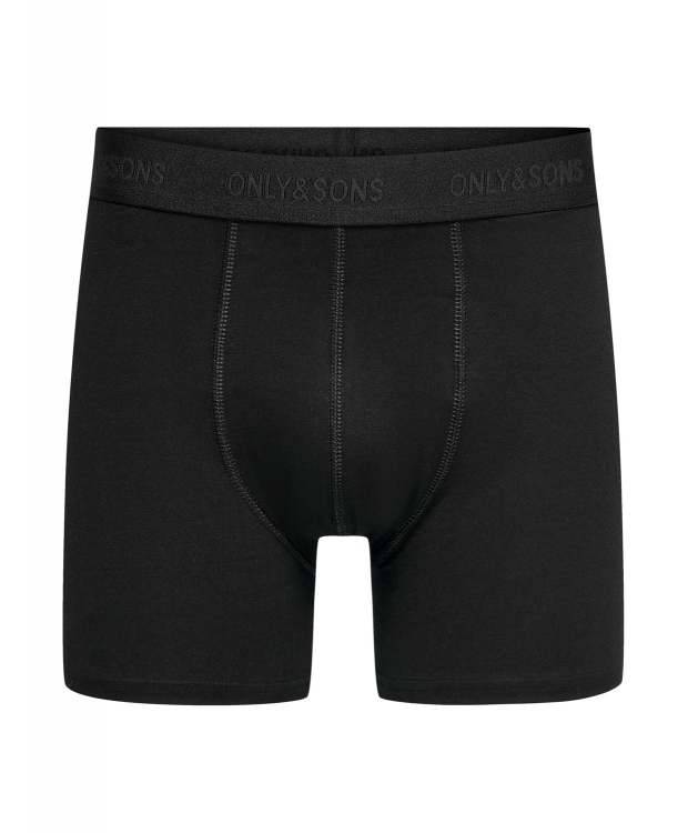 ONLY & SONS 3pak underbukser i sort til herre billede 3