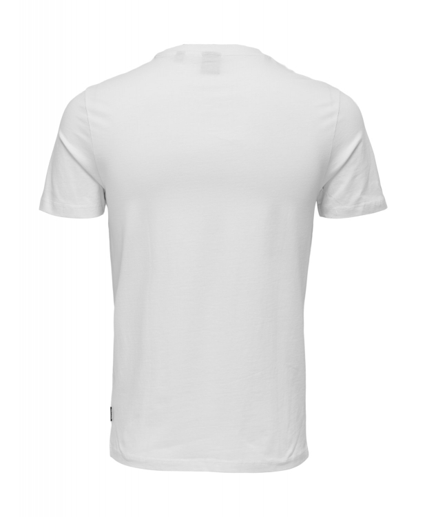 ONLY & SONS 2pak t-shirt i hvid til herre – Slim fit billede 3