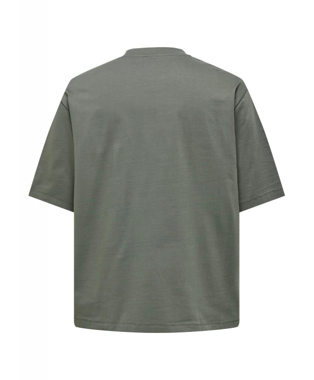 ONLY & SONS Oversized T-shirt i Grøn til Herre – 100% Bomuld billede 2