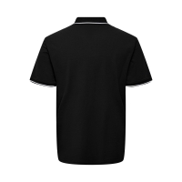 ONLY & SONS polo t-shirt i sort til herre – Regular fit