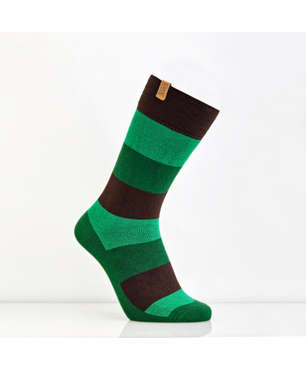 IZ Sock Copenhagen 5-pak bambusstrømper – brede striber billede 14