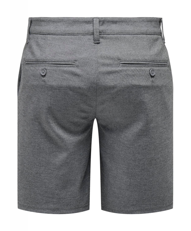 ONLY & SONS chino shorts i bambus i grå til herre billede 2