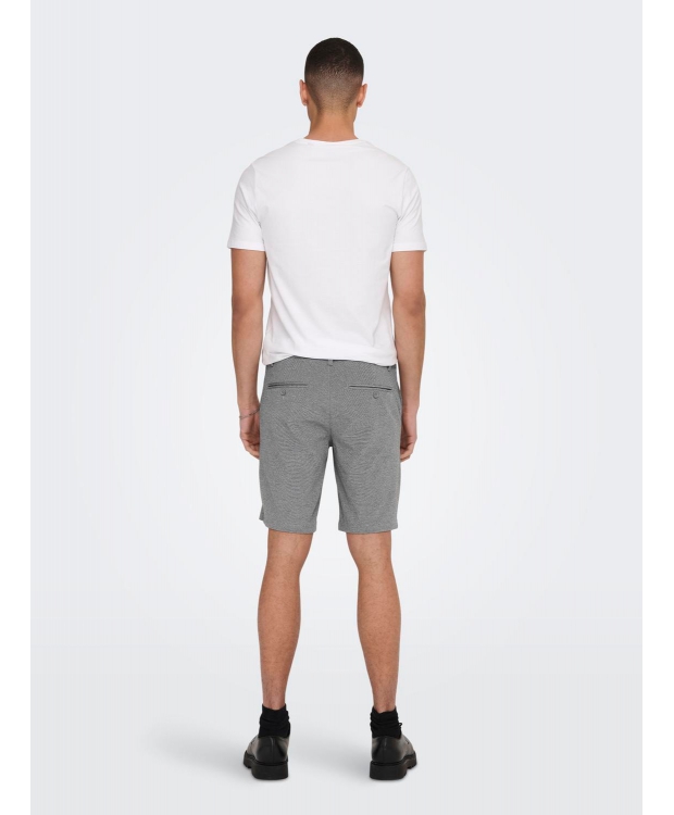 ONLY & SONS chino shorts i bambus i grå til herre billede 4