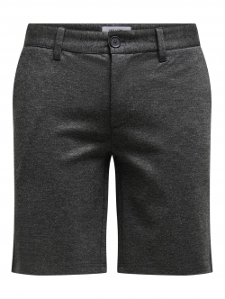 ONLY & SONS chino shorts i bambus i mørkegrå til herre – Outlet