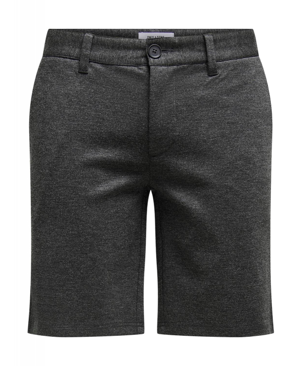 ONLY & SONS chino shorts i bambus i mørkegrå til herre – Outlet billede 1