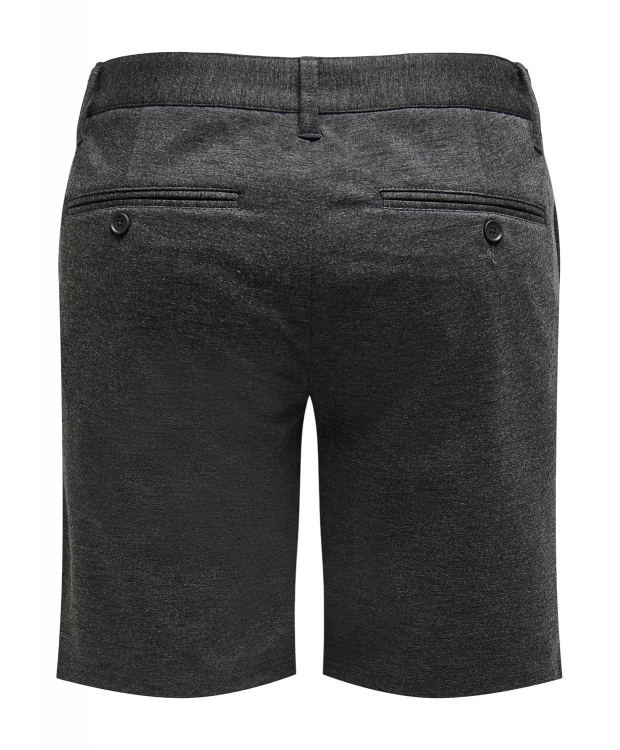 ONLY & SONS chino shorts i bambus i mørkegrå til herre – Outlet billede 2