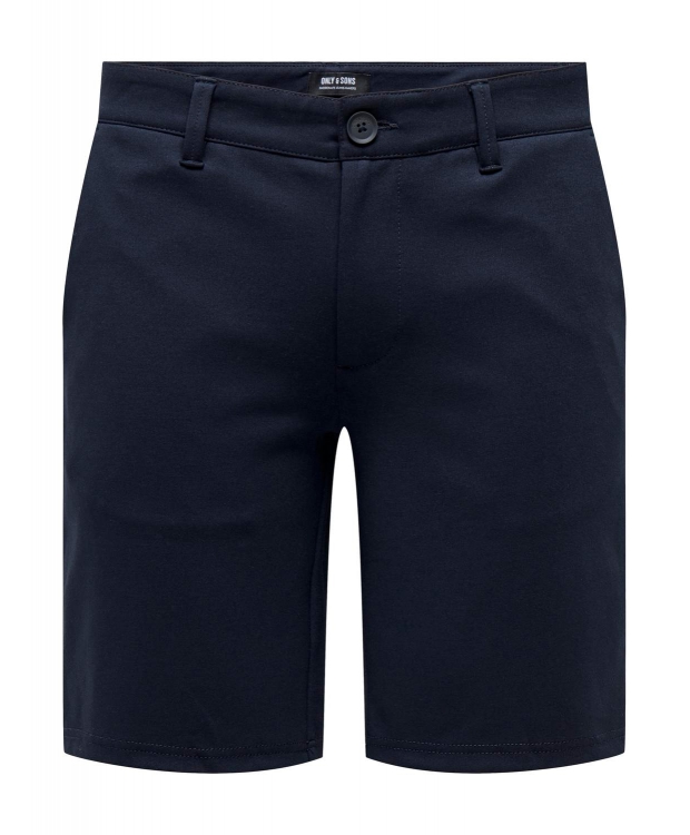 ONLY & SONS chino shorts i bambus i navy til herre billede 1