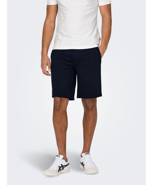 ONLY & SONS chino shorts i bambus i navy til herre billede 3