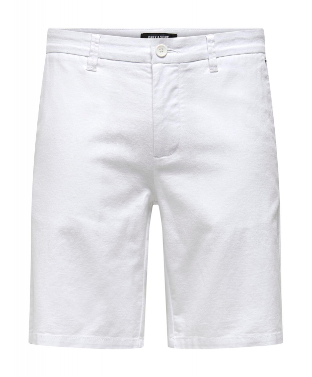 ONLY & SONS shorts i hvid til herre – Outlet billede 1