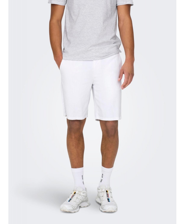 ONLY & SONS shorts i hvid til herre – Outlet billede 3