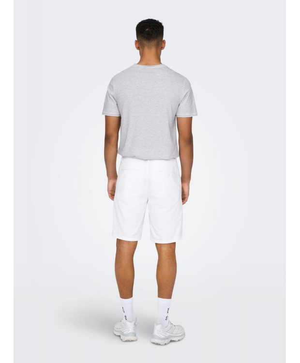 ONLY & SONS shorts i hvid til herre – Outlet billede 4
