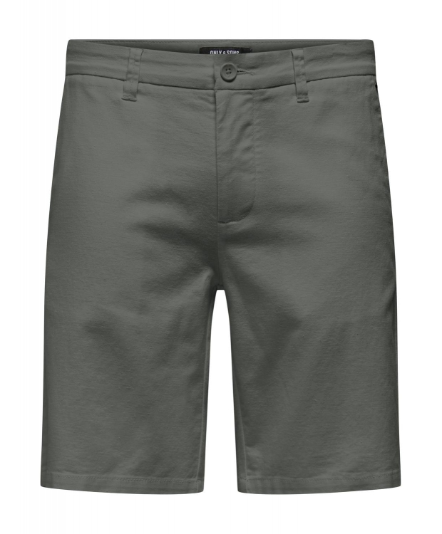 ONLY & SONS shorts i mørkegrå til herre billede 1