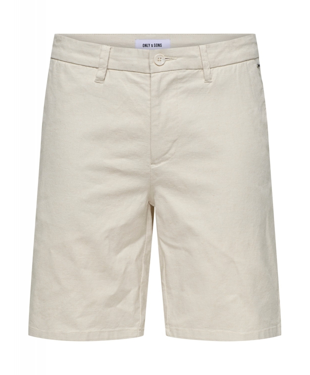 ONLY & SONS shorts i beige til herre billede 1