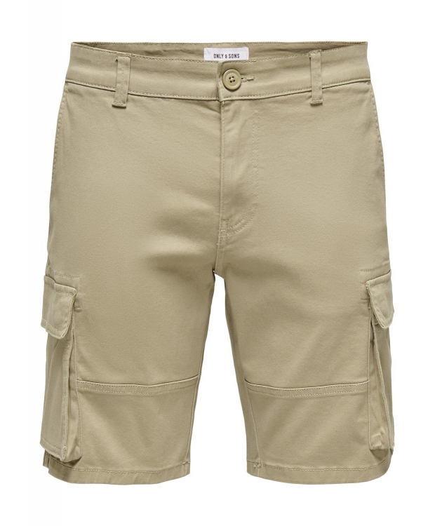 ONLY & SONS Cargo shorts i beige til herre billede 1