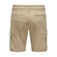 ONLY & SONS Cargo shorts i beige til herre