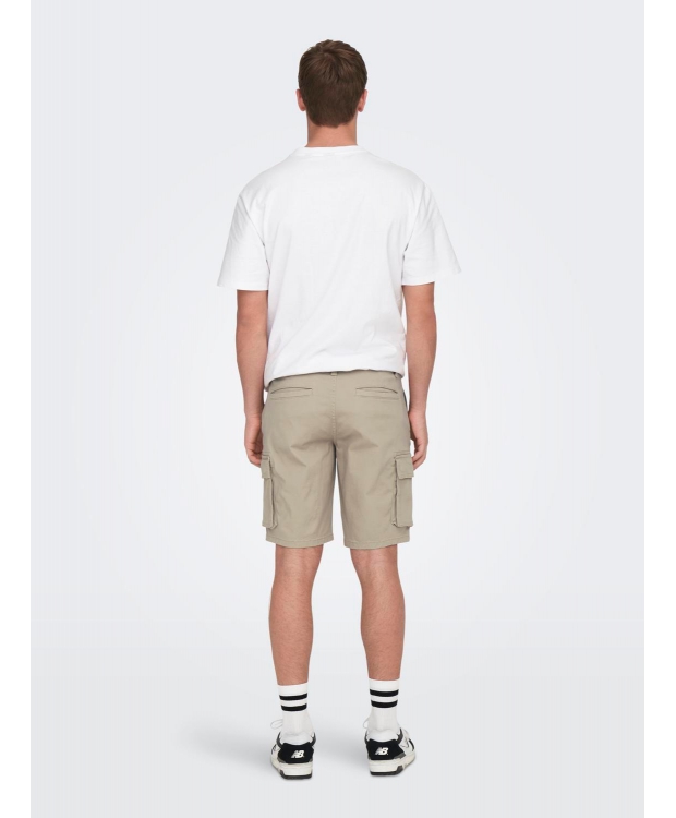ONLY & SONS Cargo shorts i beige til herre billede 4