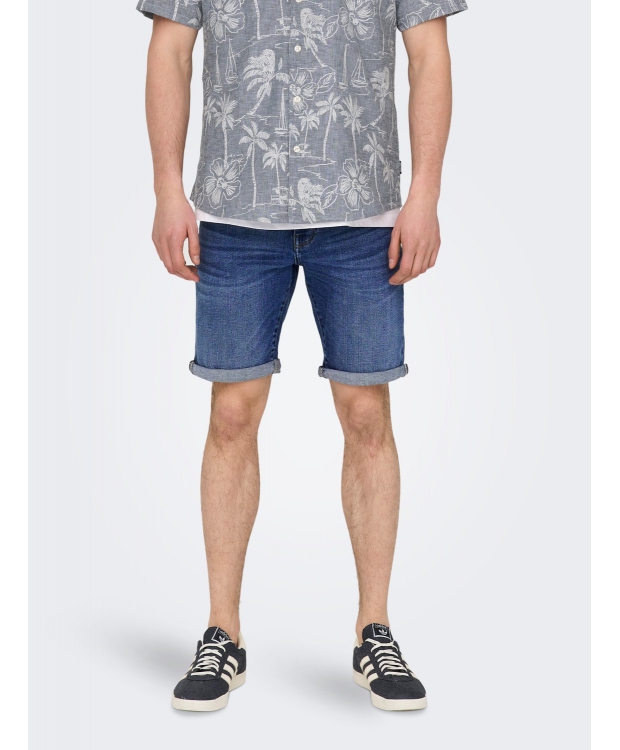 ONLY & SONS Denim shorts til herre billede 3