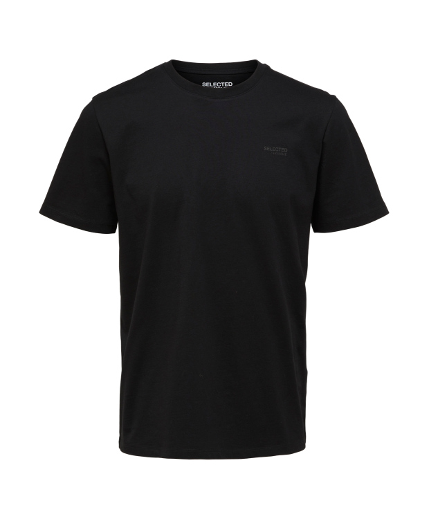 Selected Homme t-shirt i sort til herre - OUTLET billede 1