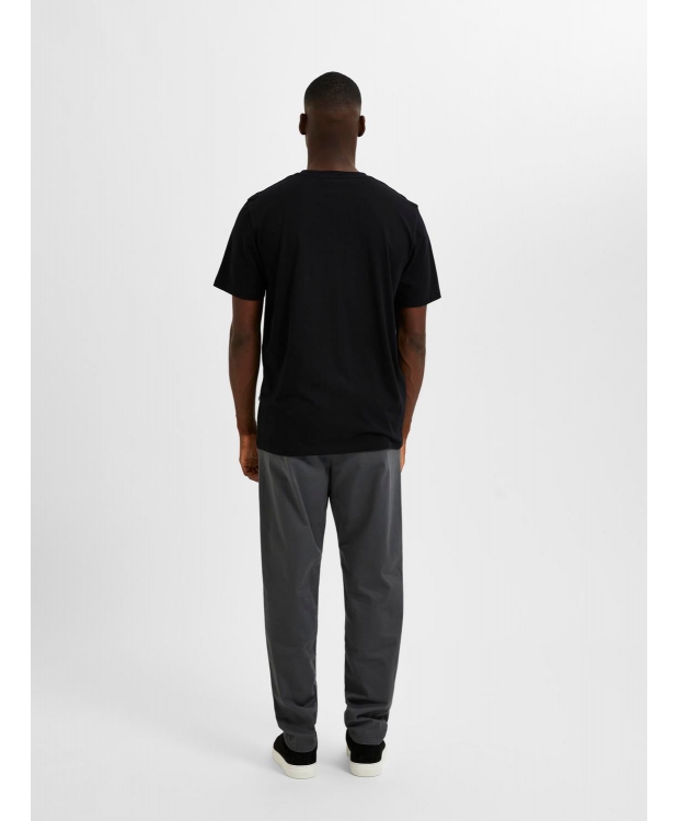 Selected Homme t-shirt i sort til herre - OUTLET billede 3