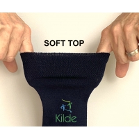 Kilde Comfort diabetes bambusstrømper mørkegrå unisex