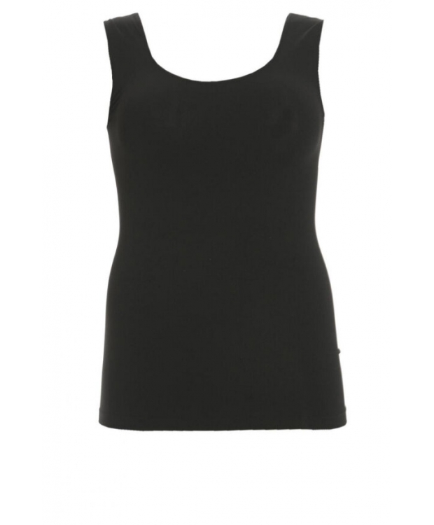 Festival microfiber top i sort til kvinder billede 1