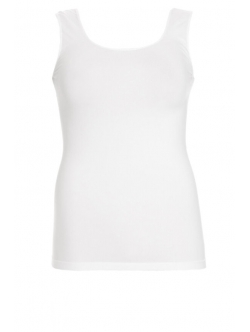 Festival microfiber top i hvid til kvinder
