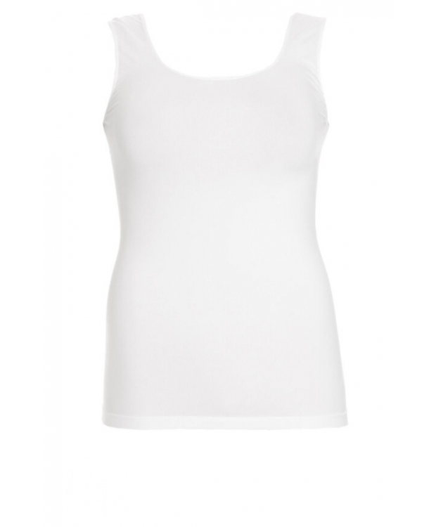 Festival microfiber top i hvid til kvinder billede 1