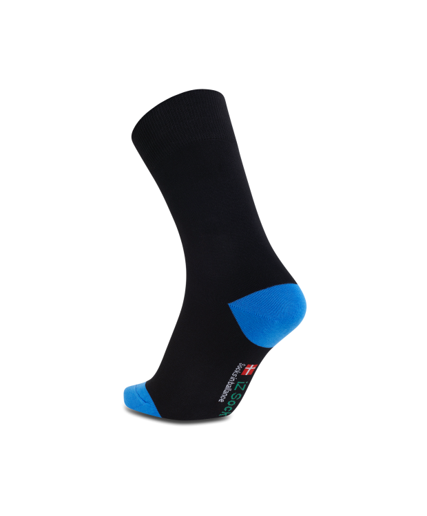 iZ Sock bambusstrømper sort/blå, unisex billede 7